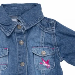 Ensemble Robe Chemise En Jean + Legging Imprimé Bébé CHEVIGNON -Tendryne Soldes Boutique ensemble robe chemise en jean legging imprime bebe chevignon 6