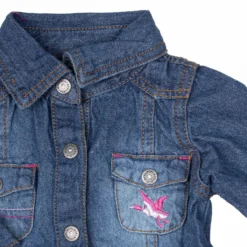 Ensemble Robe Chemise En Jean + Legging Imprimé Bébé CHEVIGNON -Tendryne Soldes Boutique ensemble robe chemise en jean legging imprime bebe chevignon 7