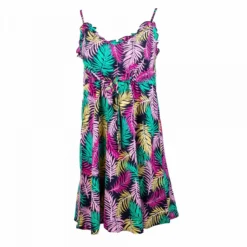 Robe à Bretelle Motif Palmier Femme VERO MODA