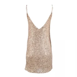 Robe à Fines Bretelles En Sequins Femme LA PETITE ETOILE -Tendryne Soldes Boutique robe a fines bretelles en sequins femme la petite etoile 3
