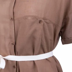 Robe Chemise Avec Ceinture Femme AMERICAN VINTAGE -Tendryne Soldes Boutique robe chemise avec ceinture femme american vintage 2