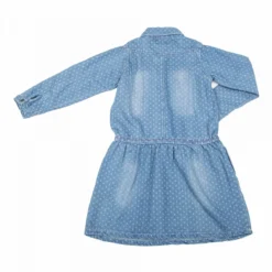 Robe Chemise En Jean Ceinturée à Pois Enfant LEE COOPER -Tendryne Soldes Boutique robe chemise en jean ceinturee a pois enfant lee cooper 2