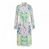 Robe Chemise Imprimée Manches Longues Longueur Midi Femme VILA