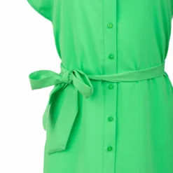 Robe Chemise Longue Manches Courtes à Nouer Femme PIECES 19 Robe Chemise Longue Manches Courtes à Nouer Femme PIECES -Tendryne Soldes Boutique robe chemise longue manches courtes a nouer femme pieces 8