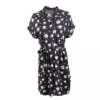 Robe Chemise Manches Courtes à Fleurs Femme VERO MODA -Tendryne Soldes Boutique robe chemise manches courtes a fleurs femme vero moda