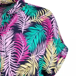 Robe Chemise Manches Courtes Imprimé Palmier Femme VERO MODA -Tendryne Soldes Boutique robe chemise manches courtes imprime palmier femme vero moda 2