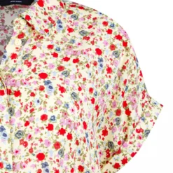 Robe Chemise Manches Courtes Jaune à Fleurs Femme VERO MODA 7 Robe Chemise Manches Courtes Jaune à Fleurs Femme VERO MODA -Tendryne Soldes Boutique robe chemise manches courtes jaune a fleurs femme vero moda 2