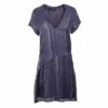 Robe Col V Manches Courtes Femme ZADIG & VOLTAIRE -Tendryne Soldes Boutique robe col v manches courtes femme zadig voltaire