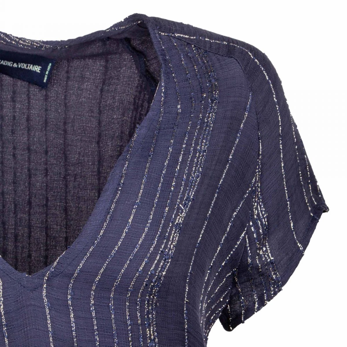 Robe Col V Manches Courtes Femme ZADIG & VOLTAIRE 5 Robe Col V Manches Courtes Femme ZADIG & VOLTAIRE – Image 3