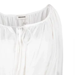 Robe Courte 100% Coton Sans Manche Femme ZADIG & VOLTAIRE -Tendryne Soldes Boutique robe courte 100 coton sans manche femme zadig voltaire 2