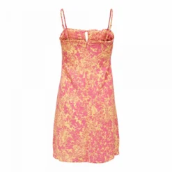 Robe Courte Bretelles Cordon De Serrage Droite Imprimé Femme ONLY -Tendryne Soldes Boutique robe courte bretelles cordon de serrage droite imprime femme only 1