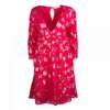 Robe Courte Manches Longues Broderie Fleurs Doré Numa Femme LA PETITE ETOILE -Tendryne Soldes Boutique robe courte manches longues broderie fleurs dore numa femme la petite etoile