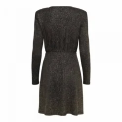 Robe Courte Manches Longues Pailletée Femme ONLY -Tendryne Soldes Boutique robe courte manches longues pailletee femme only 1