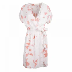 Robe Courte Portefeuille Manches Courtes Tie And Dye Ivana Femme LA PETITE ETOILE
