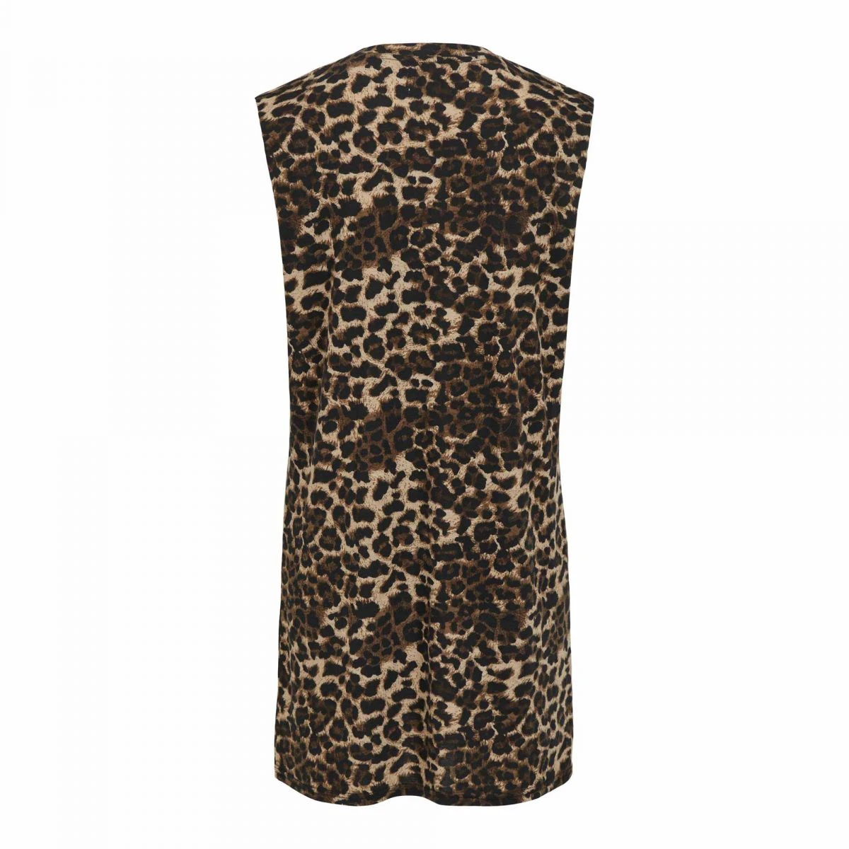 Robe Courte Sans Mache Léopard Femme VILA 4 Robe Courte Sans Mache Léopard Femme VILA – Image 2