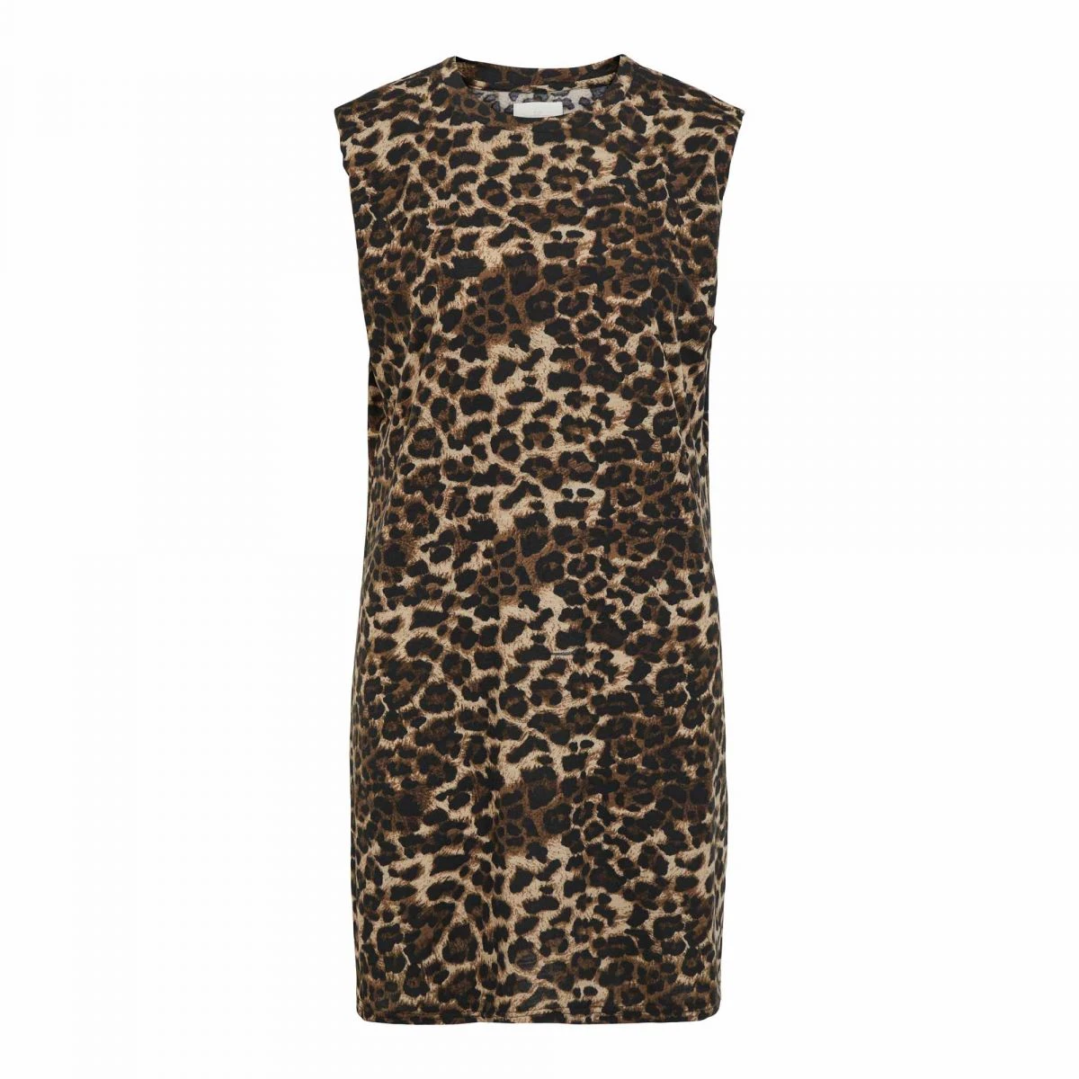 Robe Courte Sans Mache Léopard Femme VILA 3 Robe Courte Sans Mache Léopard Femme VILA