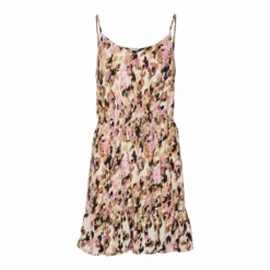 Robe Courte Sans Manches Col V Cintrée Imprimé Femme VERO MODA