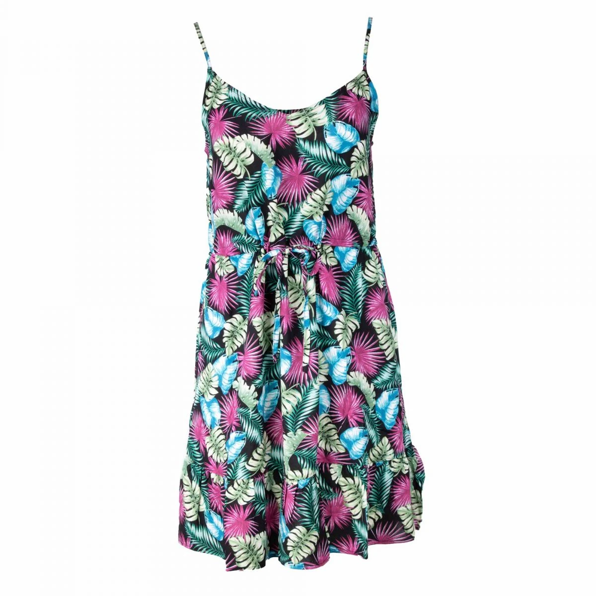 Robe Courte Sans Manches Col V Imprimé Cordon Femme VERO MODA 3 Robe Courte Sans Manches Col V Imprimé Cordon Femme VERO MODA