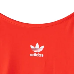 Robe Débardeur Moulante Logo Bandes Côtés Coton Stretch Femme ADIDAS -Tendryne Soldes Boutique robe debardeur moulante logo bandes cotes coton stretch femme adidas 2