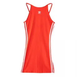 Robe Débardeur Moulante Logo Bandes Côtés Coton Stretch Femme ADIDAS