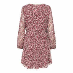 Robe Légère Manches Longues Col V Fleurie Femme ONLY 9 Robe Légère Manches Longues Col V Fleurie Femme ONLY -Tendryne Soldes Boutique robe legere manches longues col v fleurie femme only 3