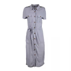 Robe Longue Chemise Manches Courtes Multipoches Femme BEST MOUNTAIN