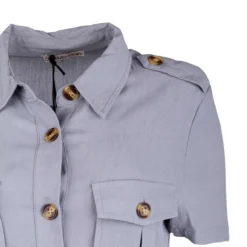 Robe Longue Chemise Manches Courtes Multipoches Femme BEST MOUNTAIN -Tendryne Soldes Boutique robe longue chemise manches courtes multipoches femme best mountain 4