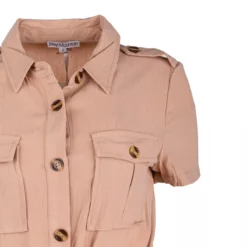 Robe Longue Chemise Manches Courtes Multipoches Femme BEST MOUNTAIN -Tendryne Soldes Boutique robe longue chemise manches courtes multipoches femme best mountain 5