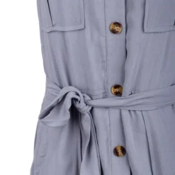 Robe Longue Chemise Manches Courtes Multipoches Femme BEST MOUNTAIN -Tendryne Soldes Boutique robe longue chemise manches courtes multipoches femme best mountain 6