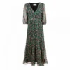 Robe Longue Flower Marda Manches 3/4 Col V Femme LA PETITE ETOILE -Tendryne Soldes Boutique robe longue flower marda manches 3 4 col v femme la petite etoile