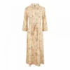 Robe Longue Imprimé Floral Col V Femme PIECES -Tendryne Soldes Boutique robe longue imprime floral col v femme pieces