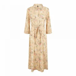 Robe Longue Imprimé Floral Col V Femme PIECES