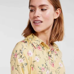 Robe Longue Imprimé Floral Col V Femme PIECES -Tendryne Soldes Boutique robe longue imprime floral col v femme pieces 4