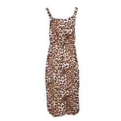 Robe Longue Imprimé Léopard Femme VERO MODA -Tendryne Soldes Boutique robe longue imprime leopard femme vero moda 1