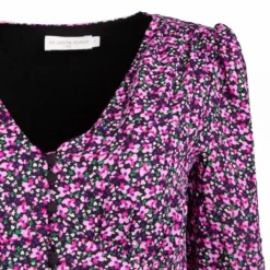 Robe Longue Manches 3/4 Motif Fleurs Nasiria Femme LA PETITE ETOILE -Tendryne Soldes Boutique robe longue manches 3 4 motif fleurs nasiria femme la petite etoile 2