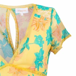 Robe Longue Manches Courtes à Fleurs Femme GRACE & MILA 14 Robe Longue Manches Courtes à Fleurs Femme GRACE & MILA -Tendryne Soldes Boutique robe longue manches courtes a fleurs femme grace mila 5