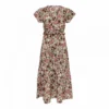 Robe Longue Manches Courtes Cintrée Imprimé Floral Femme ONLY 2 Robe Longue Manches Courtes Cintrée Imprimé Floral Femme ONLY -Tendryne Soldes Boutique robe longue manches courtes cintree imprime floral femme only