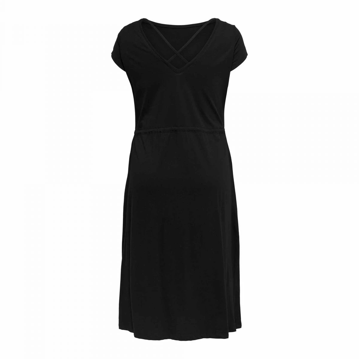 Robe Longue Manches Courtes Fendue Coton Femme ONLY CARMAKOMA 5 Robe Longue Manches Courtes Fendue Coton Femme ONLY CARMAKOMA – Image 3