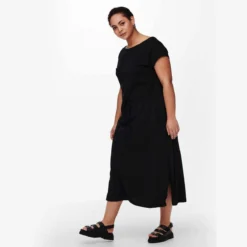 Robe Longue Manches Courtes Fendue Coton Femme ONLY CARMAKOMA 10 Robe Longue Manches Courtes Fendue Coton Femme ONLY CARMAKOMA -Tendryne Soldes Boutique robe longue manches courtes fendue coton femme only carmakoma 3