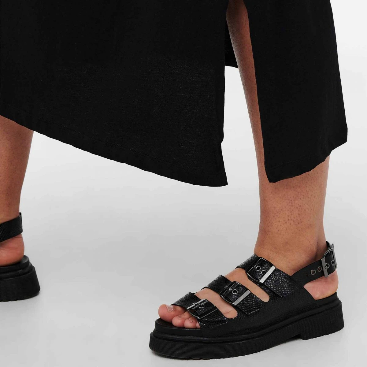 Robe Longue Manches Courtes Fendue Coton Femme ONLY CARMAKOMA 7 Robe Longue Manches Courtes Fendue Coton Femme ONLY CARMAKOMA – Image 5