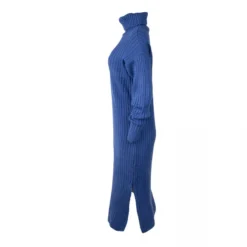 Robe Longue Manches Longues Col Roulé Femme PIECES -Tendryne Soldes Boutique robe longue manches longues col roule femme pieces 3