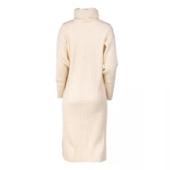 Robe Longue Manches Longues Col Roulé Femme PIECES -Tendryne Soldes Boutique robe longue manches longues col roule femme pieces 4