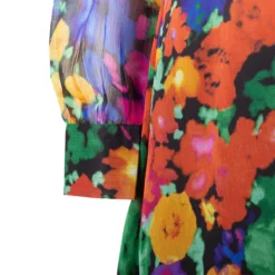 Robe Longue Portefeuille Bouquet De Fleurs Femme LA PETITE ETOILE -Tendryne Soldes Boutique robe longue portefeuille bouquet de fleurs femme la petite etoile 2