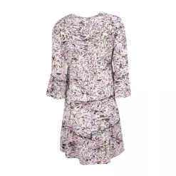 Robe Manche 3/4 Col V Zébré Femme VERO MODA 6 Robe Manche 3/4 Col V Zébré Femme VERO MODA -Tendryne Soldes Boutique robe manche 3 4 col v zebre femme vero moda 1