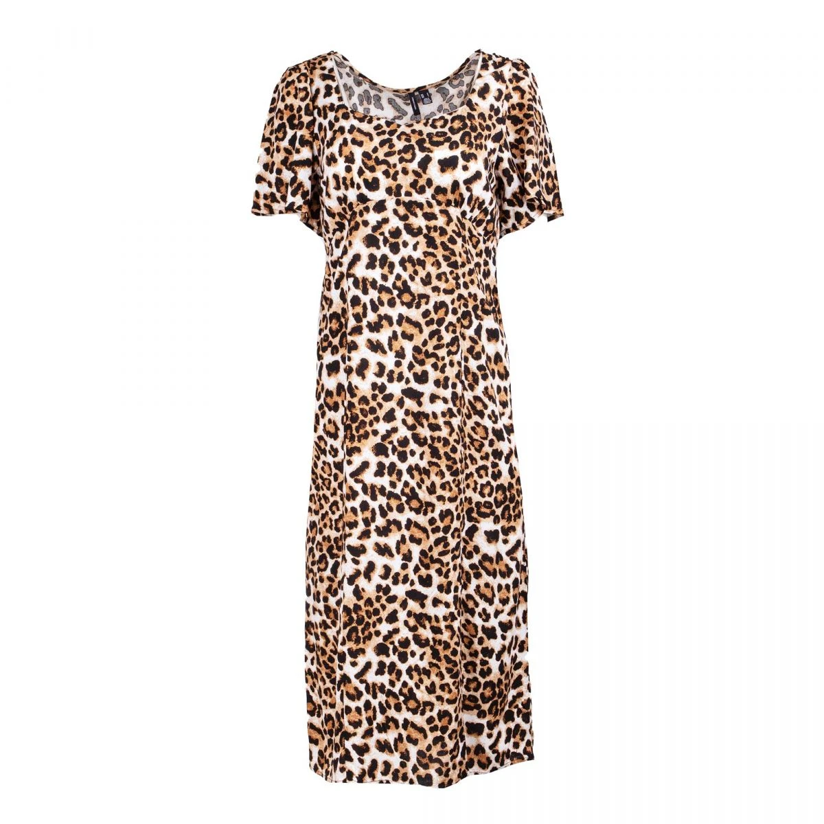 Robe Manche Courte Longue Léopard Femme VERO MODA 3 Robe Manche Courte Longue Léopard Femme VERO MODA