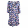 Robe Manches 3/4 à Fleurs Lanah Femme LA PETITE ETOILE -Tendryne Soldes Boutique robe manches 3 4 a fleurs lanah femme la petite etoile