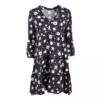 Robe Manches 3/4 Fluide à Fleurs Femme VERO MODA -Tendryne Soldes Boutique robe manches 3 4 fluide a fleurs femme vero moda