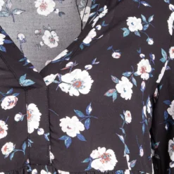 Robe Manches 3/4 Fluide à Fleurs Femme VERO MODA -Tendryne Soldes Boutique robe manches 3 4 fluide a fleurs femme vero moda 2