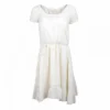 Robe Manches Courtes Blanche Fluide En Coton Femme AMERICAN VINTAGE -Tendryne Soldes Boutique robe manches courtes blanche fluide en coton femme american vintage