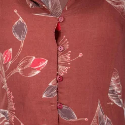 Robe Manches Courtes Col V à Fleurs Marron Femme BEST MOUNTAIN 8 Robe Manches Courtes Col V à Fleurs Marron Femme BEST MOUNTAIN -Tendryne Soldes Boutique robe manches courtes col v a fleurs marron femme best mountain 2